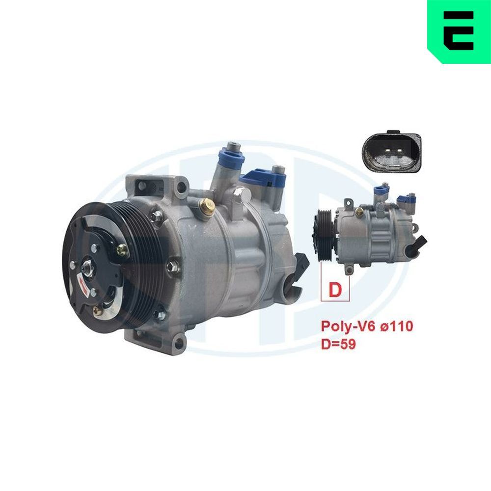 Компресор кондиціонера ERA 670001 - zapix