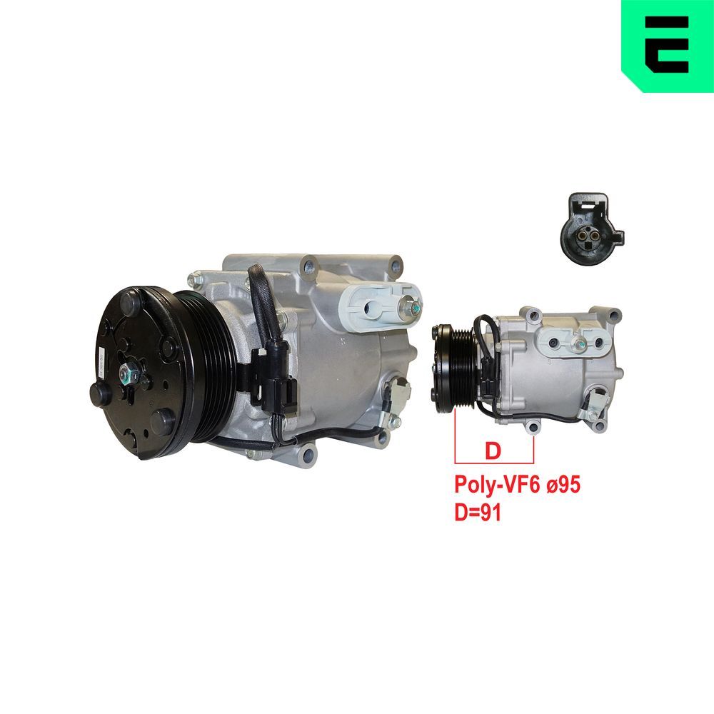 Компресор кондиціонера ERA 670002 - zapix