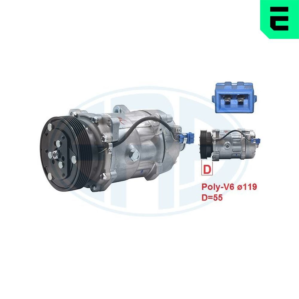 Компресор кондиціонера ERA 670005 - zapix