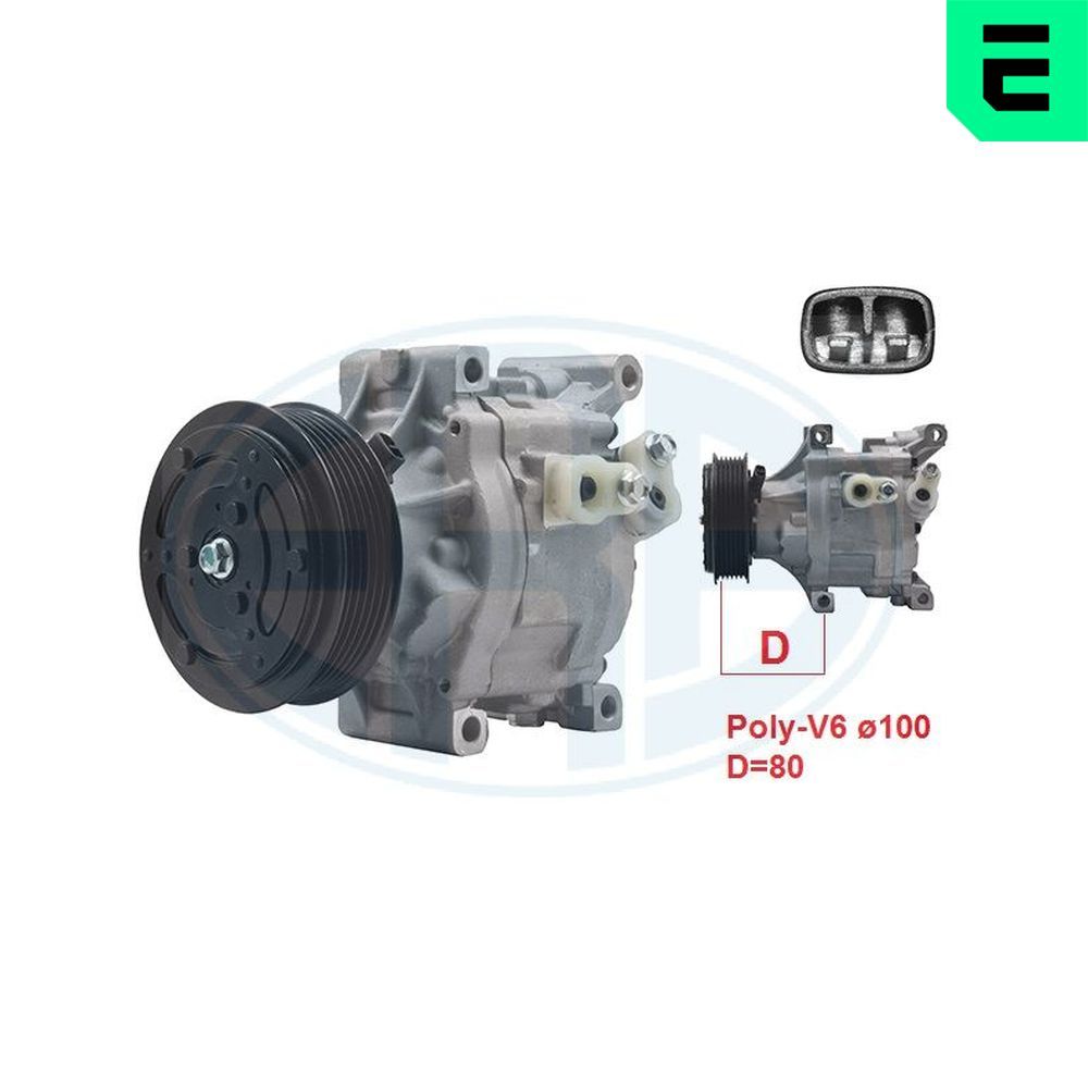 Компресор кондиціонера ERA 670016 - zapix