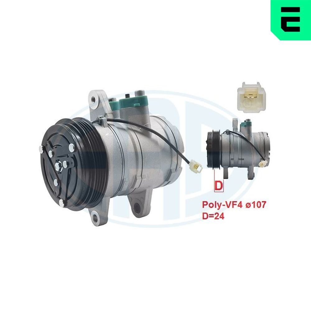Компресор кондиціонера ERA 670017 - zapix