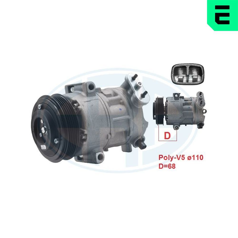 Компресор кондиціонера ERA 670018 - zapix