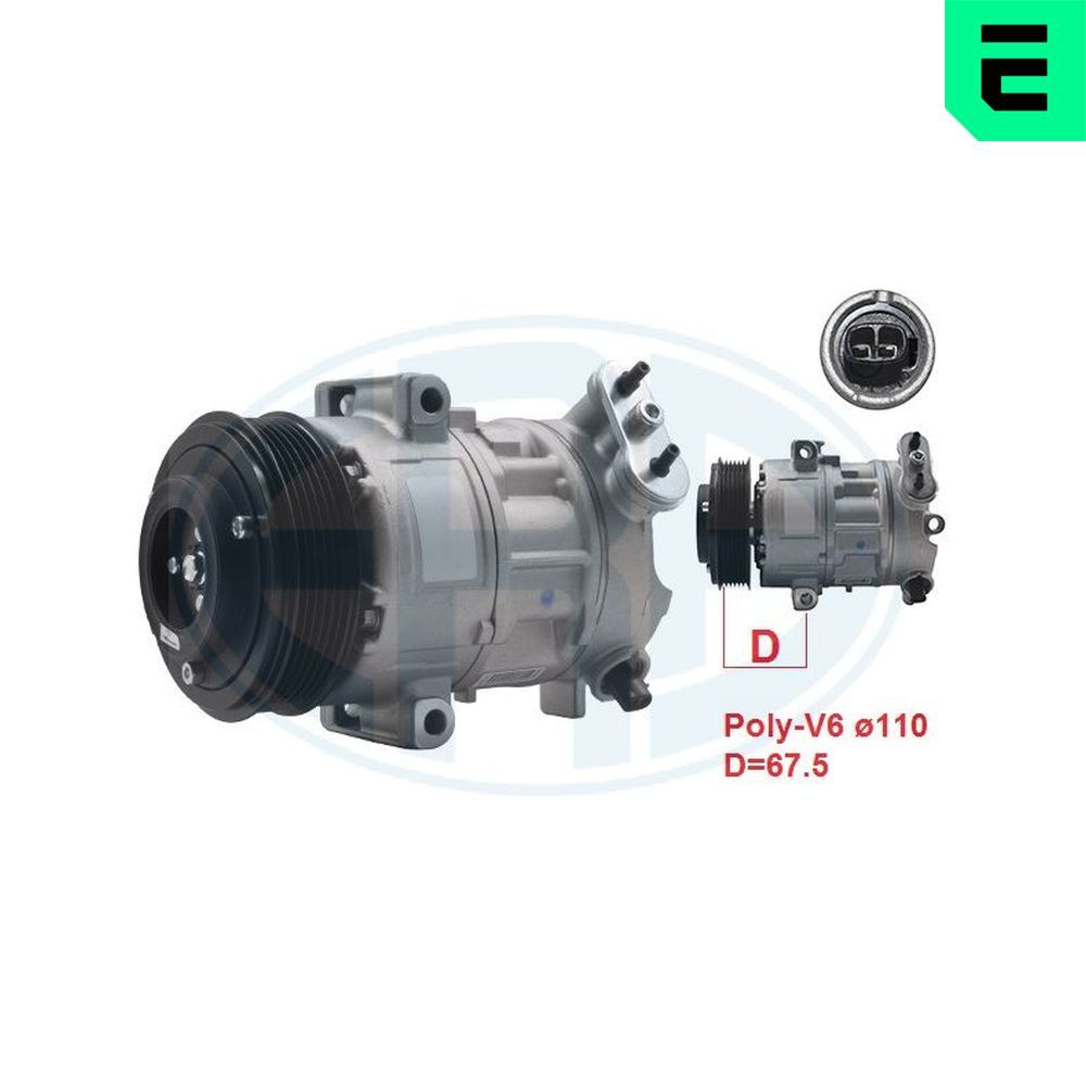 Компресор кондиціонера ERA 670019 - zapix