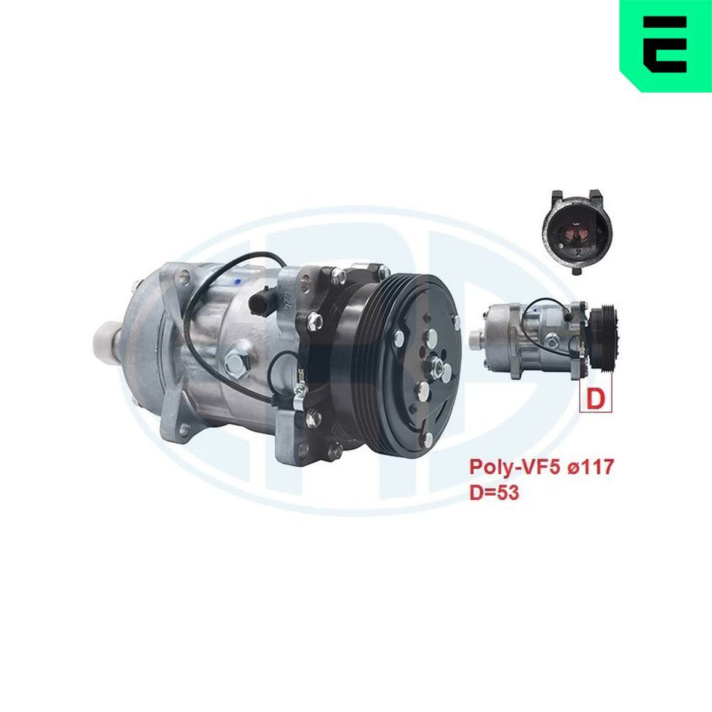 Компресор кондиціонера ERA 670029 - zapix
