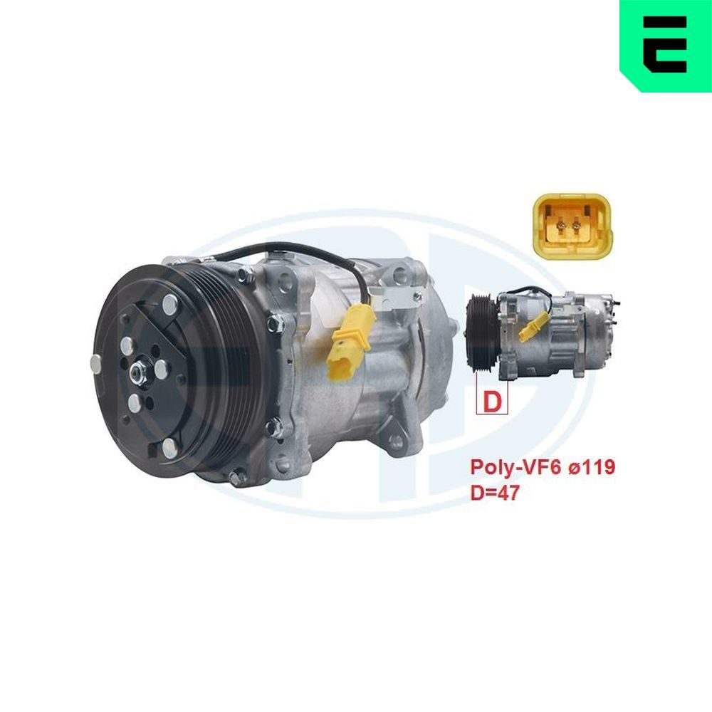 Компресор кондиціонера ERA 670031 - zapix