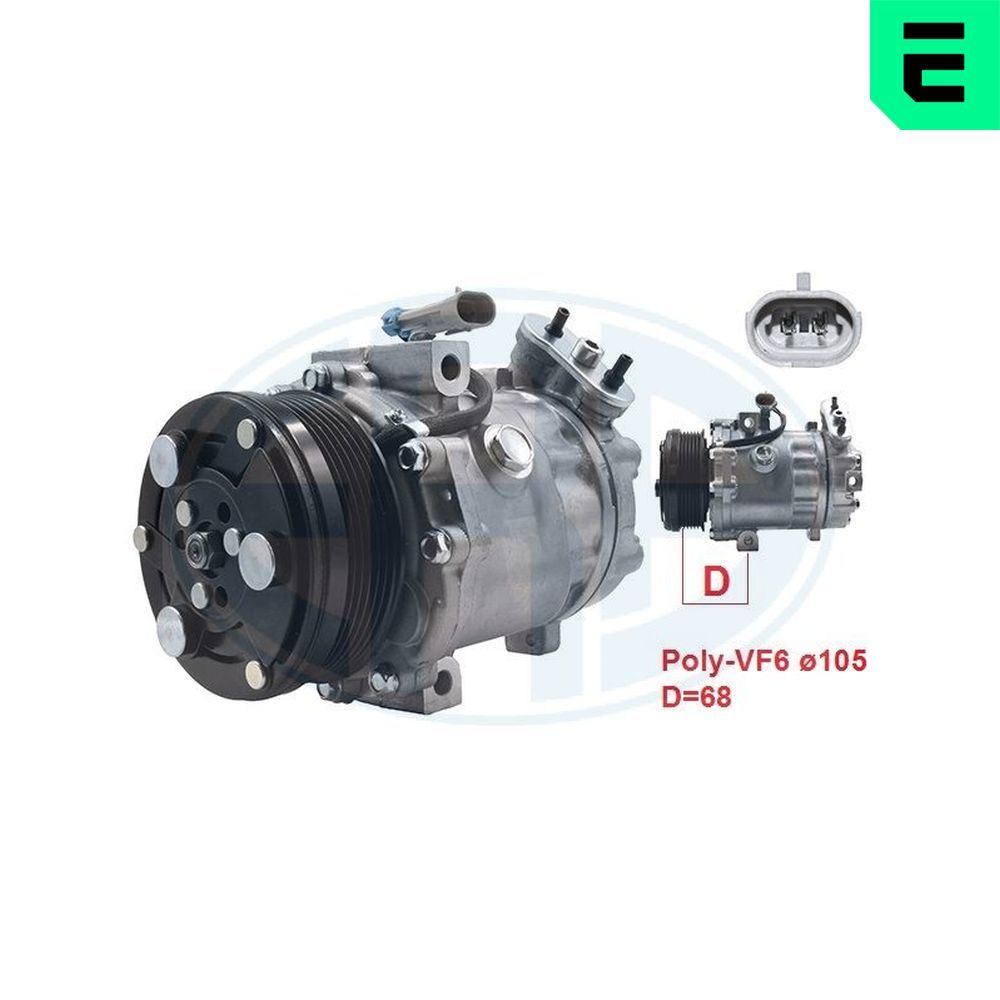 Компресор кондиціонера ERA 670032 - zapix