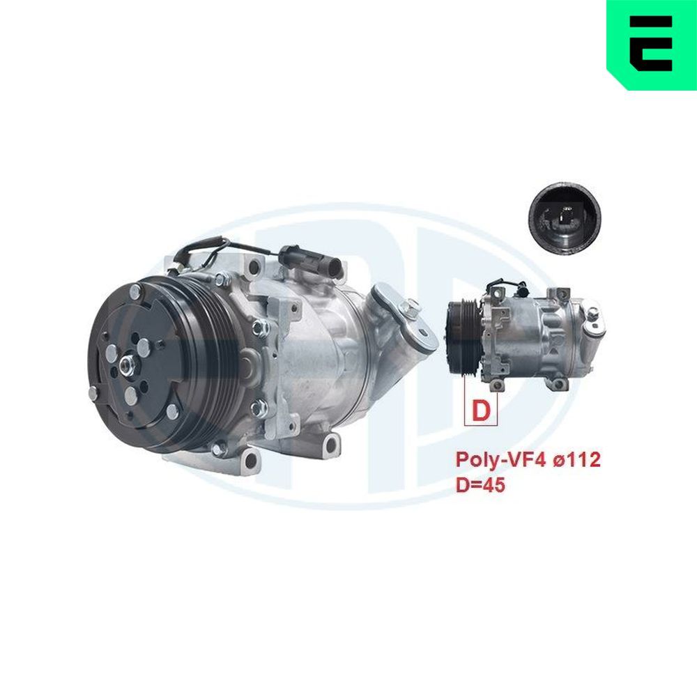 Компресор кондиціонера ERA 670033 - zapix
