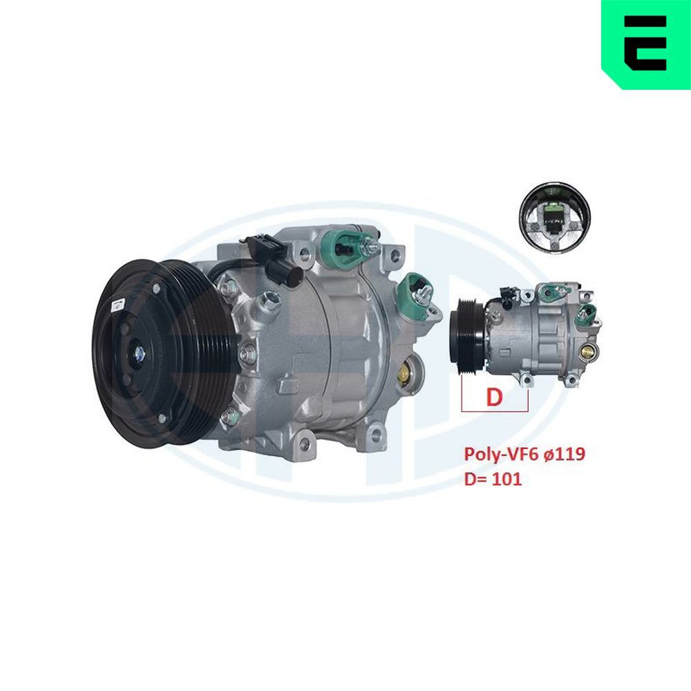 Компресор кондиціонера ERA 670037 - zapix