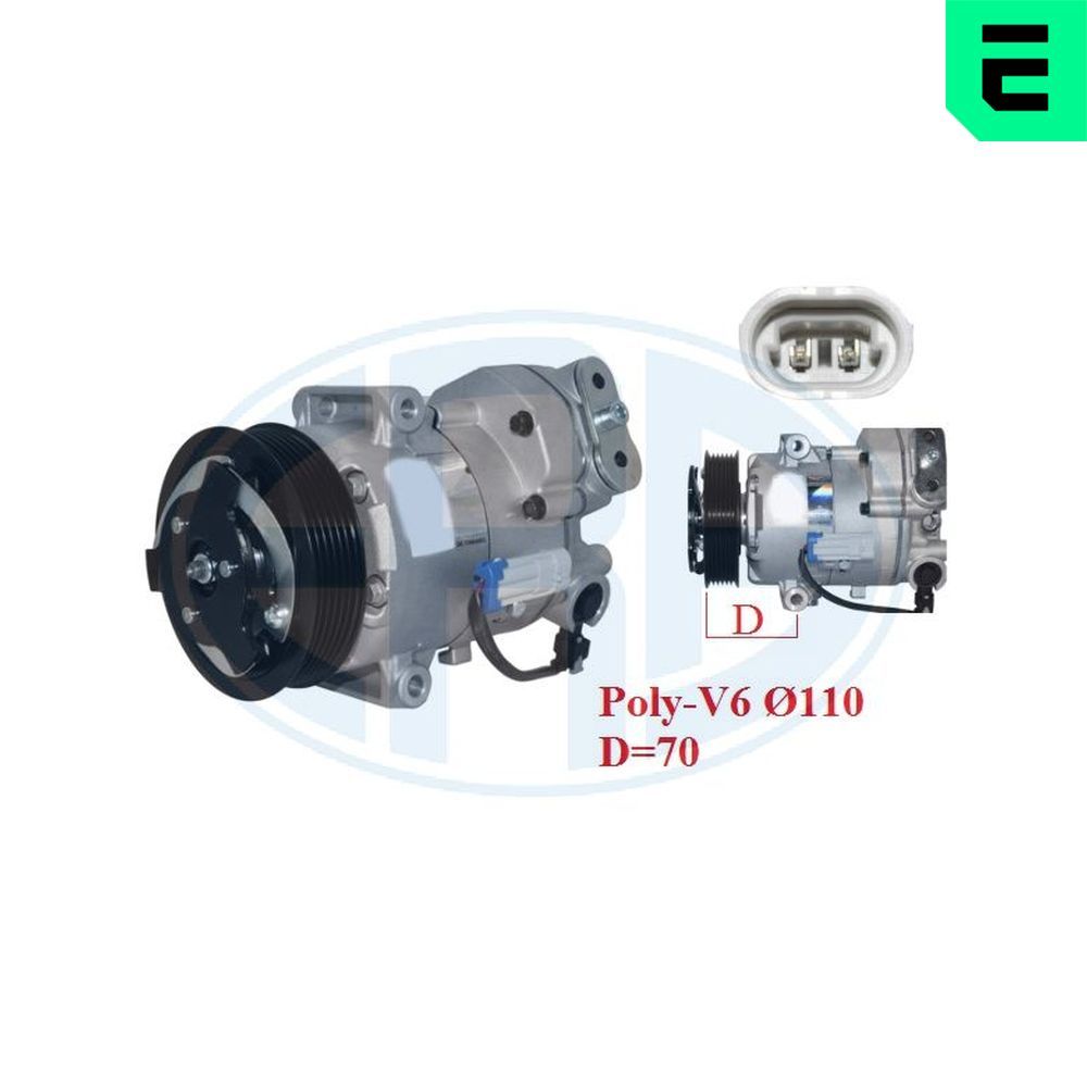 Компресор кондиціонера ERA 670046 - zapix