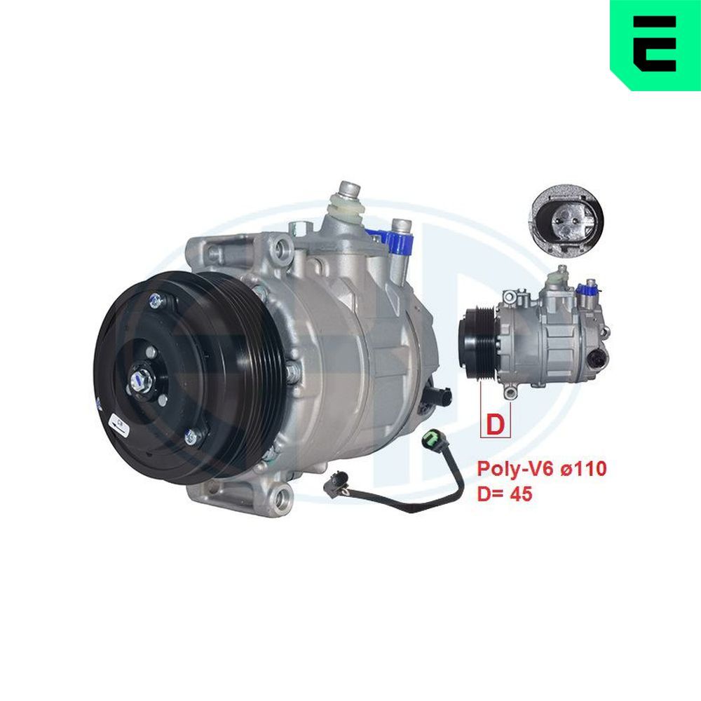 Компресор кондиціонера ERA 670062 - zapix