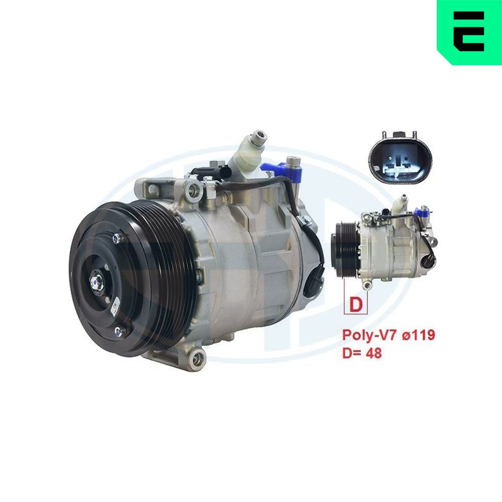 Компресор кондиціонера ERA 670063 - zapix