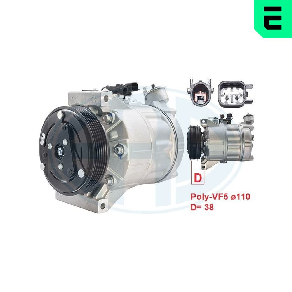 Компресор кондиціонера ERA 670090 - zapix