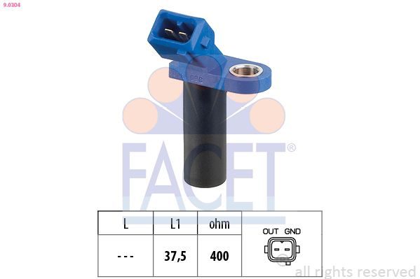 Датчик положення колінчастого валу FACET 90304 - zapix