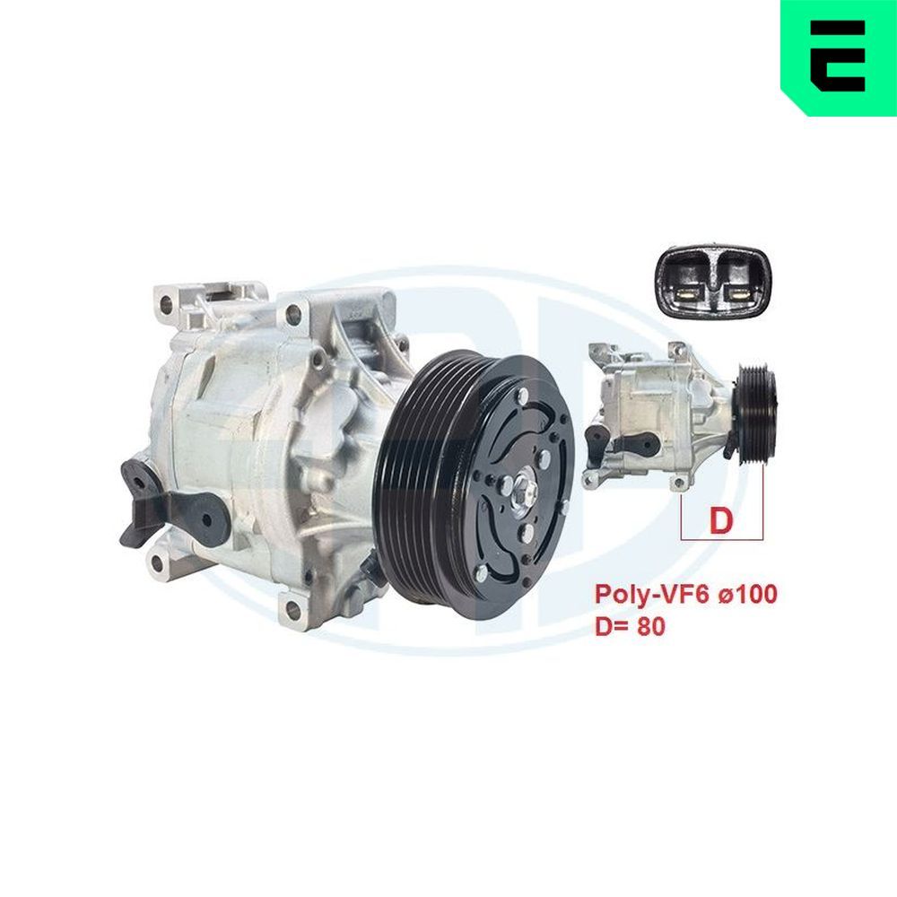 Компресор кондиціонера ERA 670098 - zapix