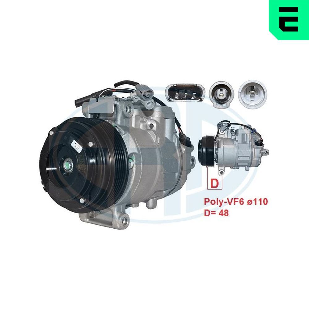 Компресор кондиціонера ERA 670127 - zapix