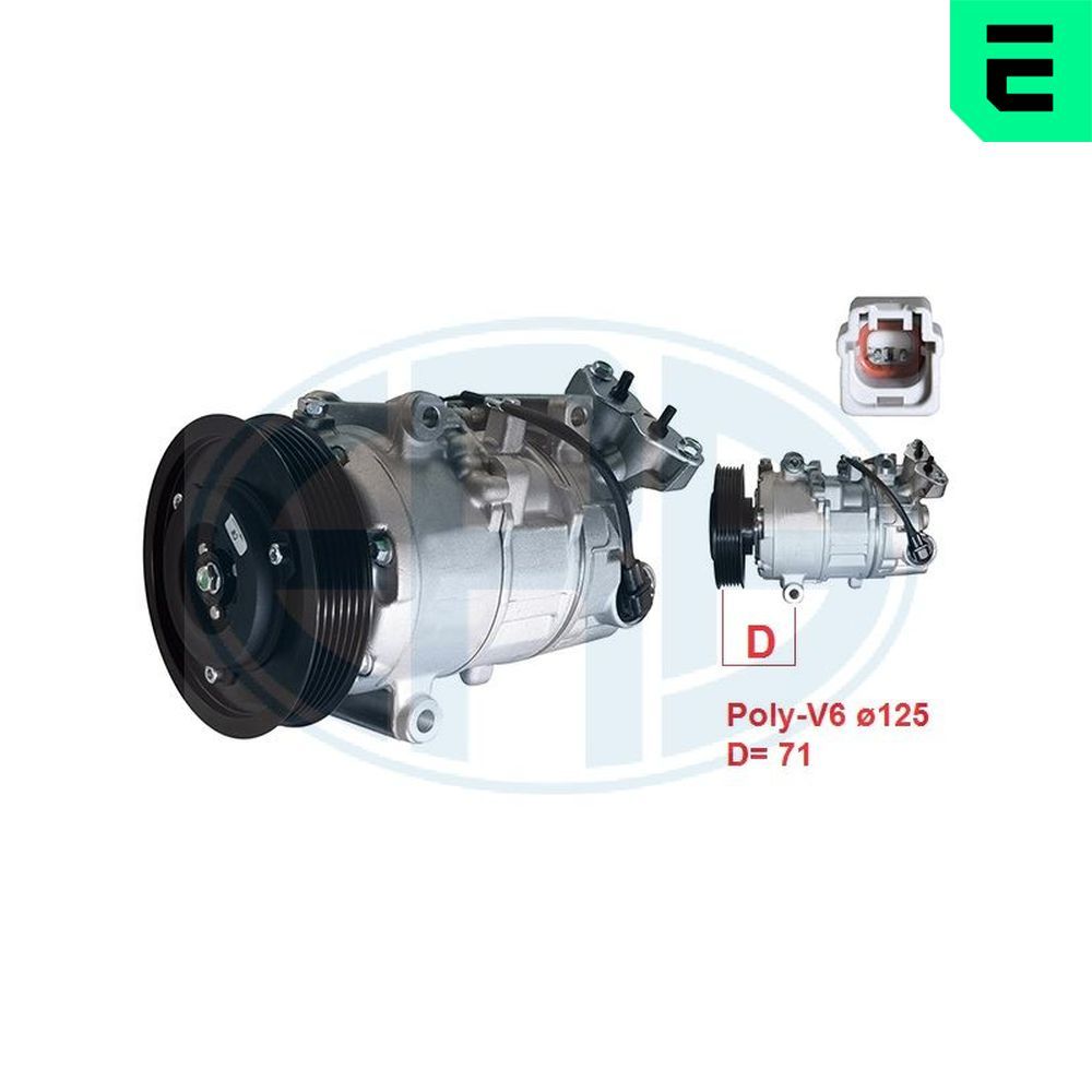 Компресор кондиціонера ERA 670128 - zapix