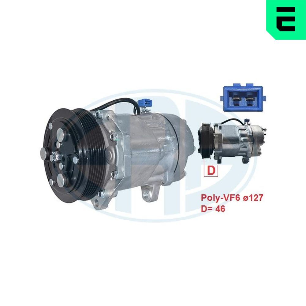 Компресор кондиціонера ERA 670130 - zapix