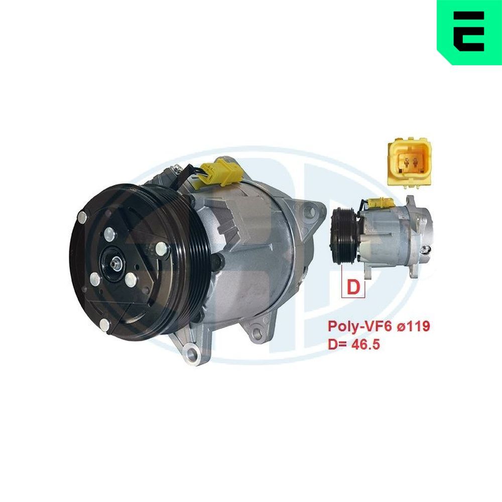 Компресор кондиціонера ERA 670138 - zapix