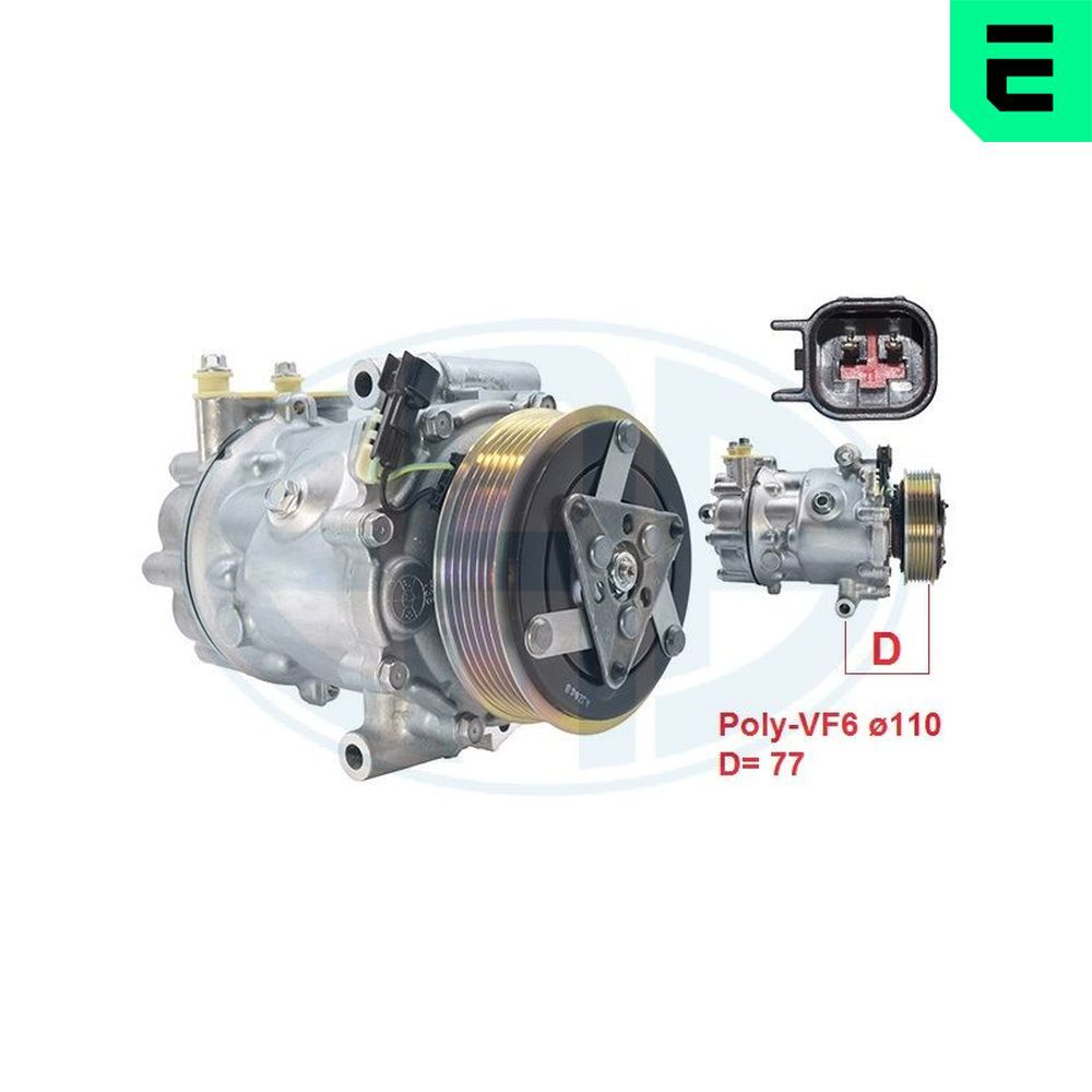 Компресор кондиціонера ERA 670145 - zapix