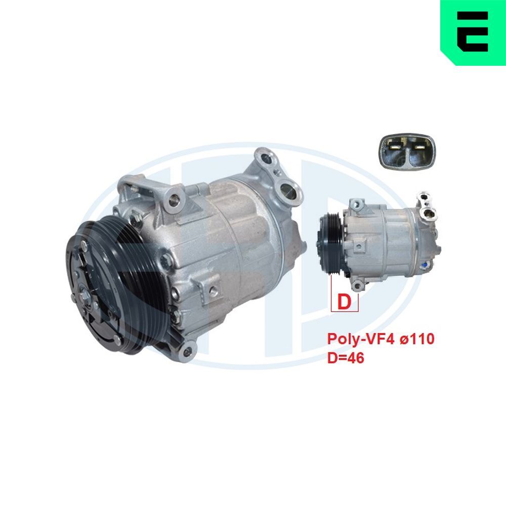 Компресор кондиціонера ERA 670181 - zapix