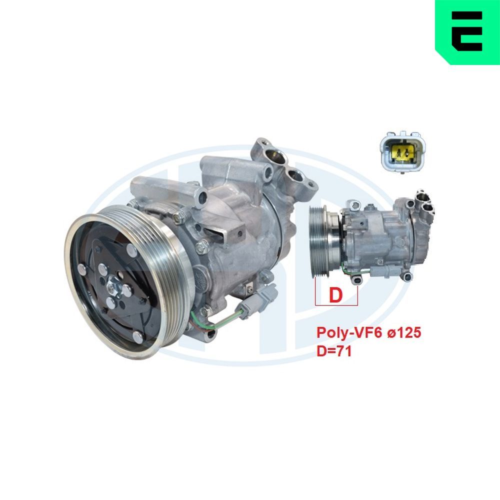 Компресор кондиціонера ERA 670188 - zapix