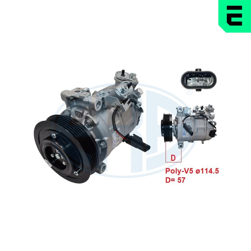 Компресор кондиціонера ERA 670198 - zapix