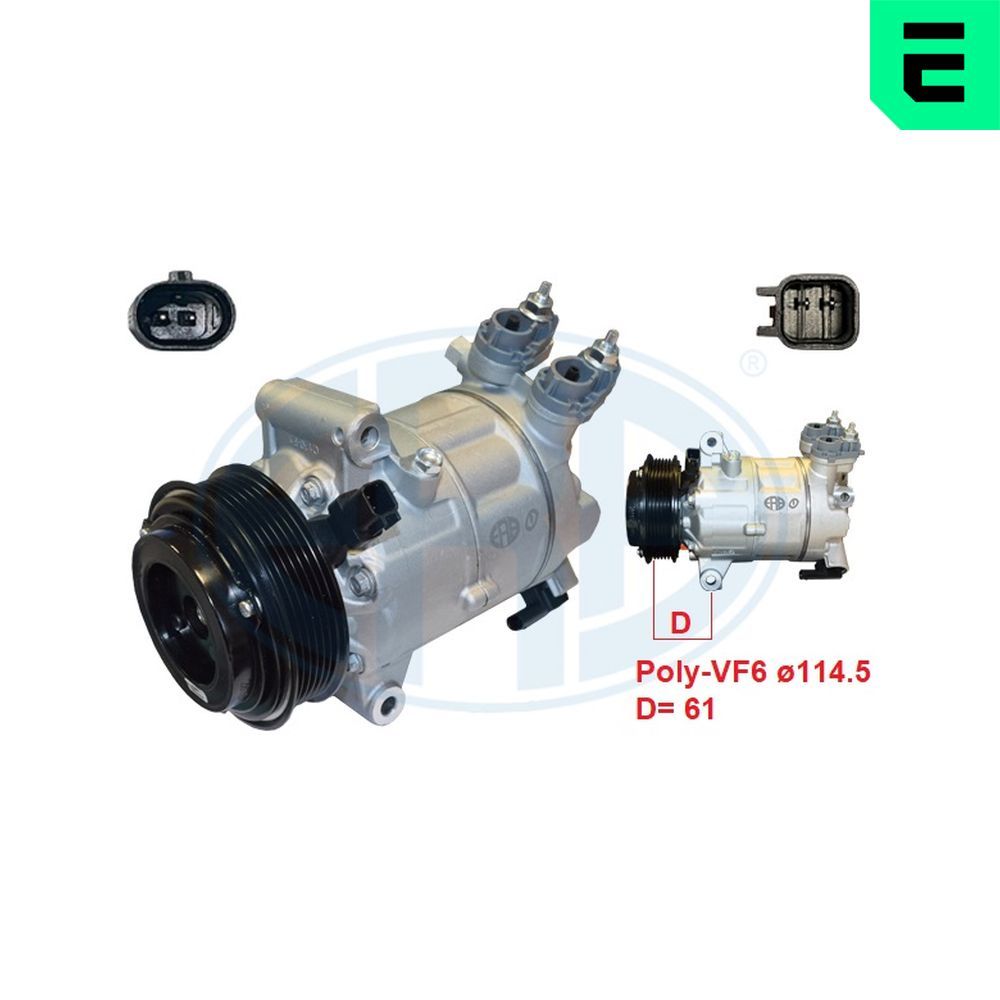 Компресор кондиціонера ERA 670201 - zapix