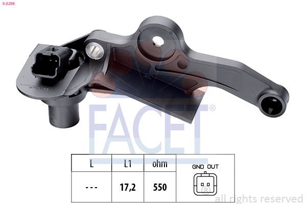Датчик положення колінчастого валу FACET 90298 - zapix