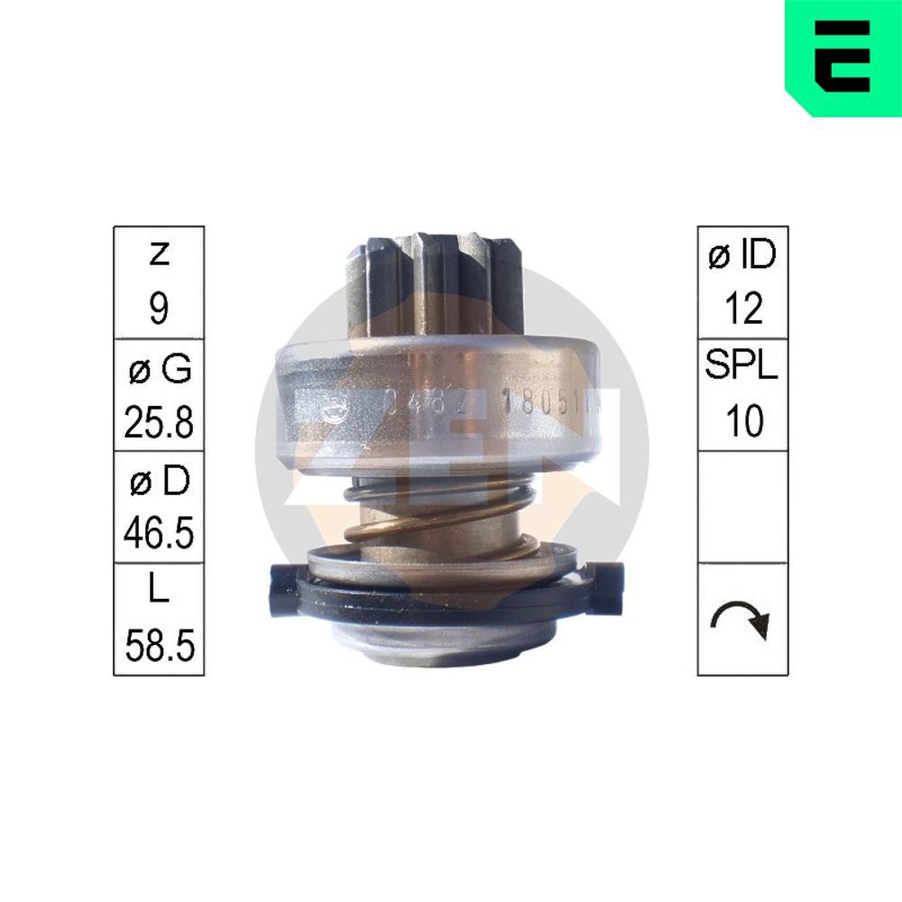 Бендикс стартера ERA ZN0482 - zapix
