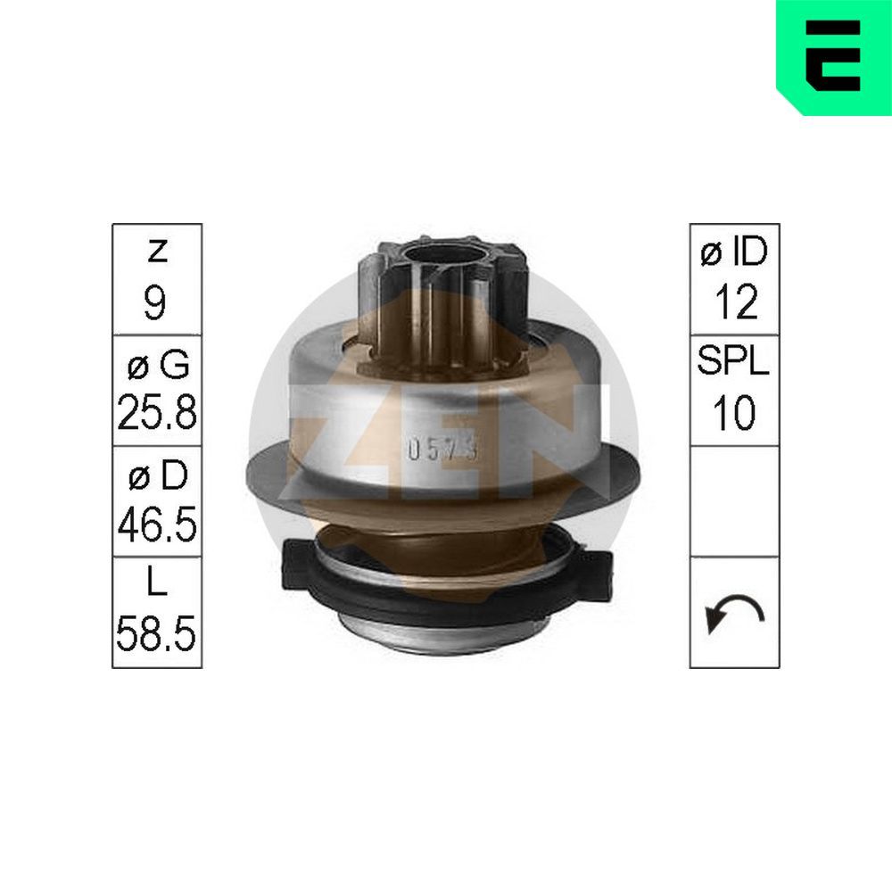Бендикс стартера ERA ZN0579 - zapix
