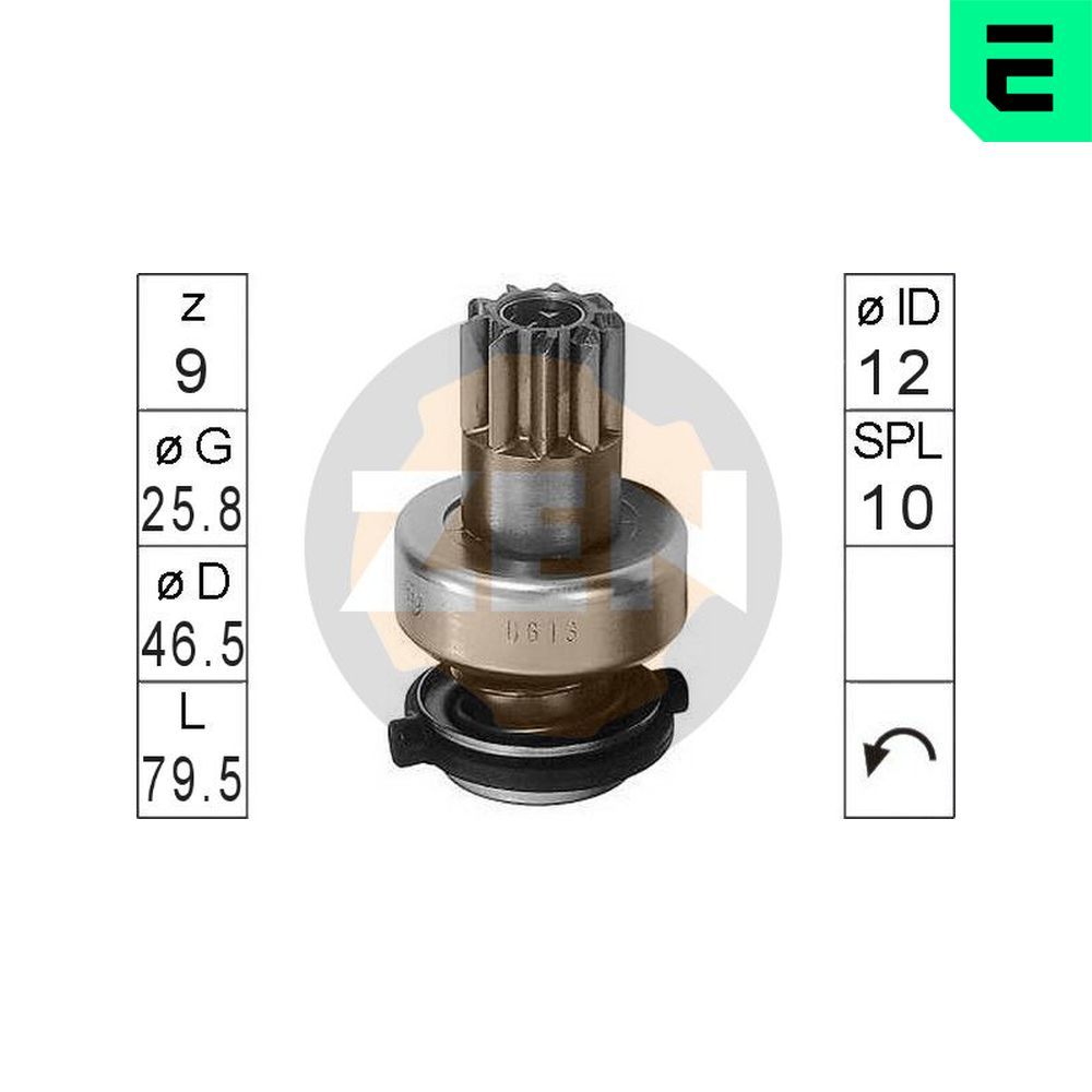 Бендикс стартера ERA ZN0613 - zapix