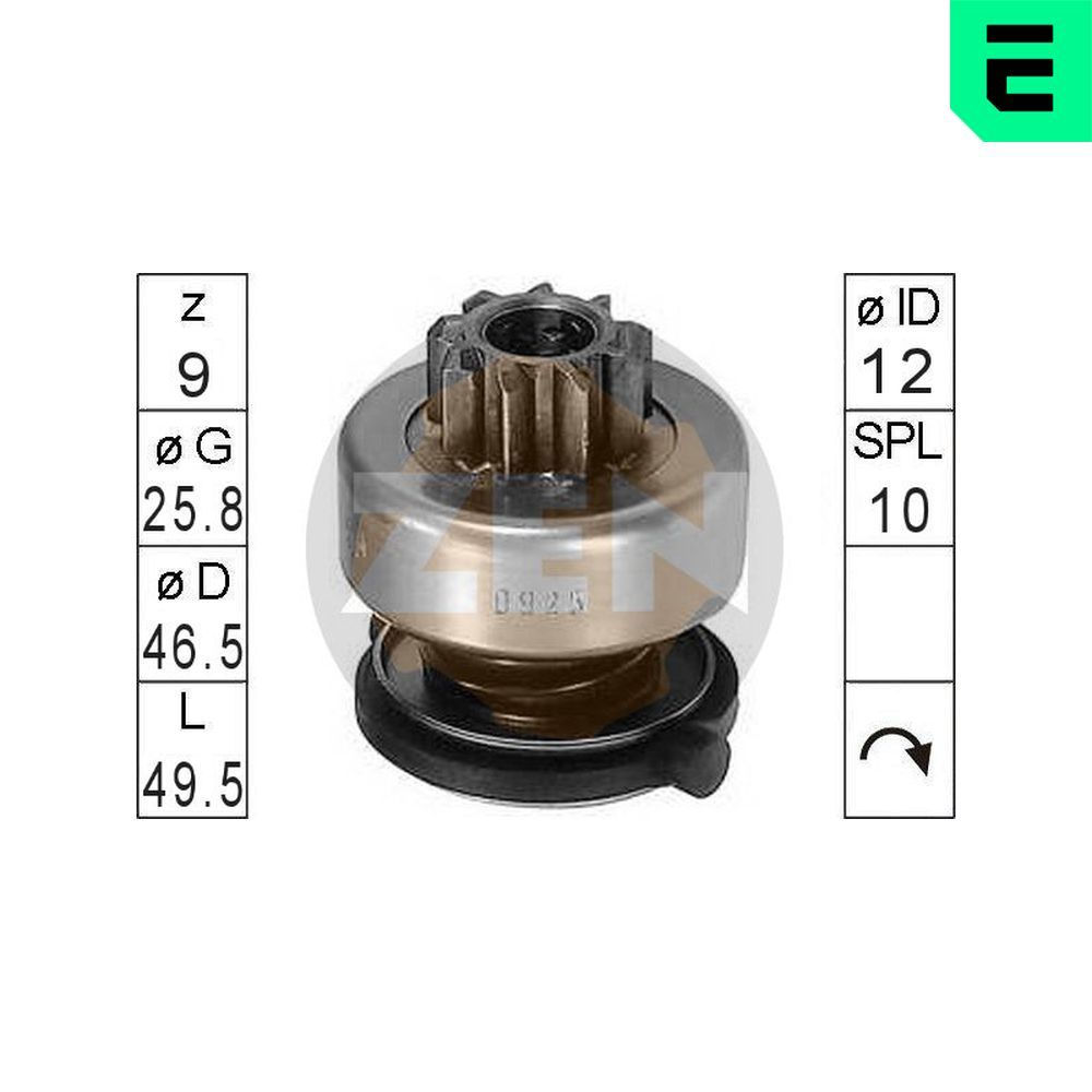 Бендикс стартера ERA ZN0925 - zapix