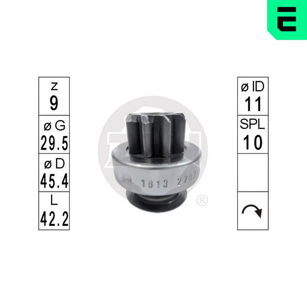 Бендикс стартера ERA ZN1813 - zapix