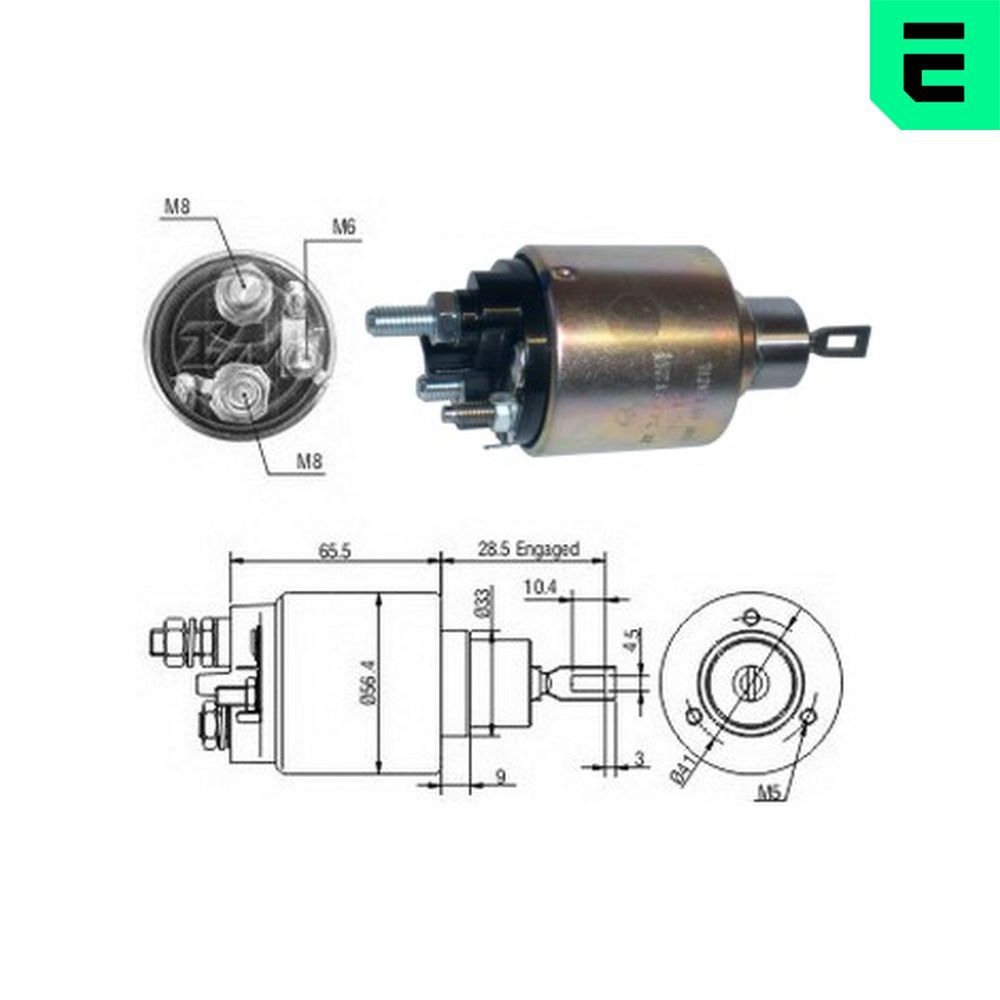 Втягуюче реле стартера ERA ZM3479 - zapix