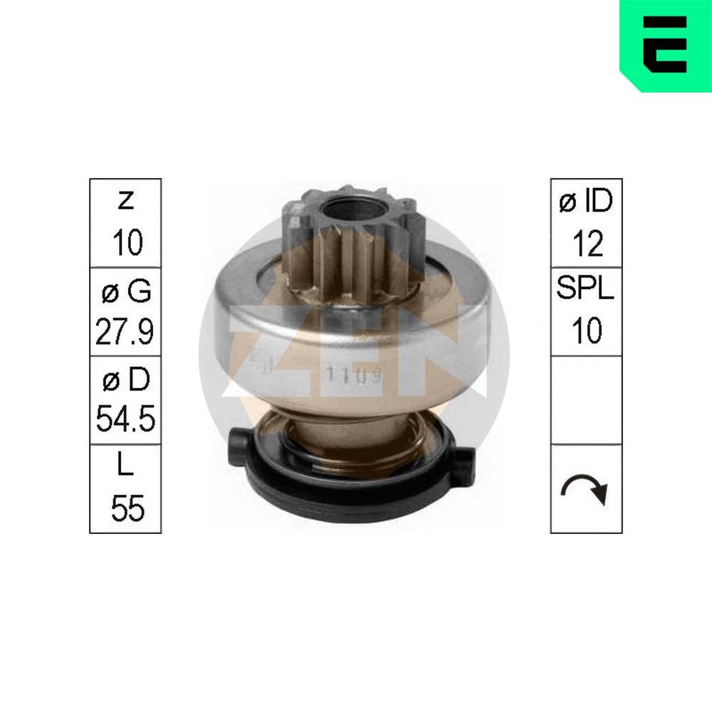 Бендикс стартера ERA ZN1109 - zapix