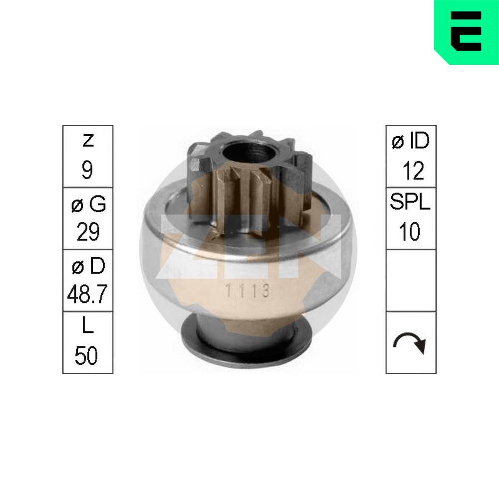 Бендикс стартера ERA ZN1113 - zapix