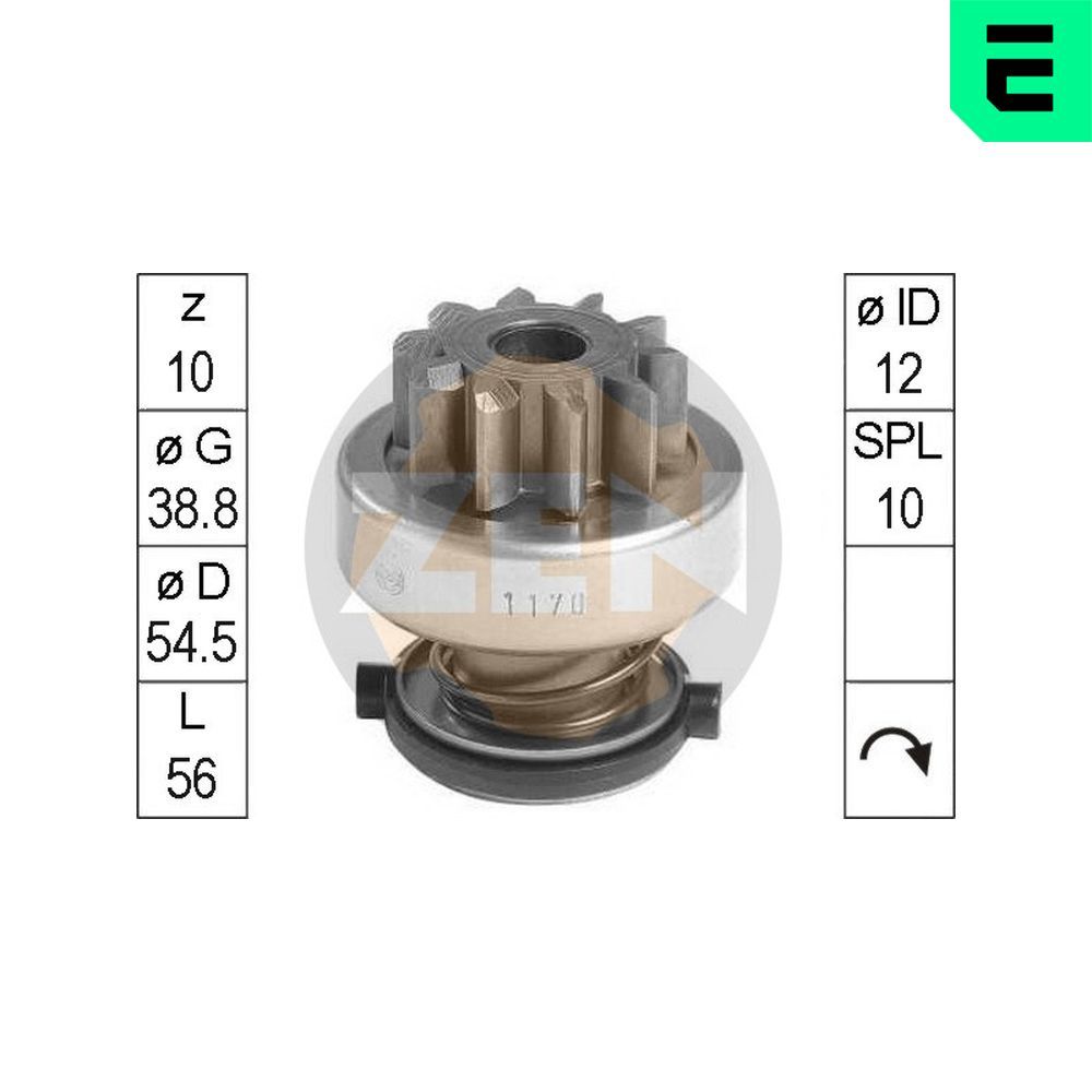 Бендикс стартера ERA ZN1170 - zapix