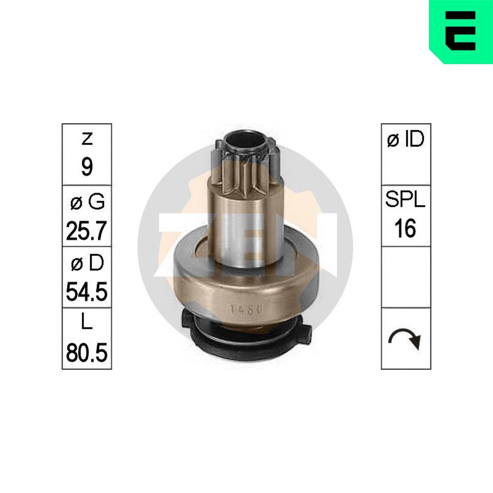 Бендикс стартера ERA ZN1480 - zapix
