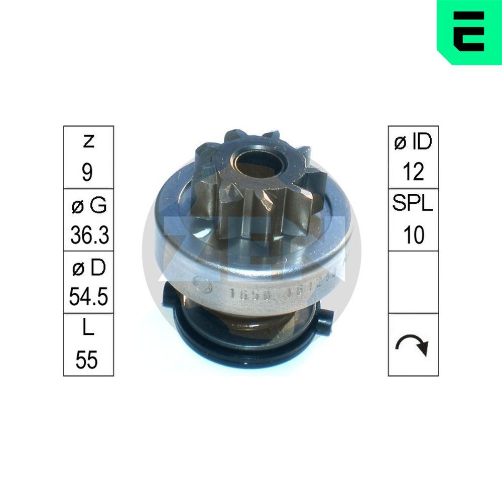 Бендикс стартера ERA ZN1650 - zapix
