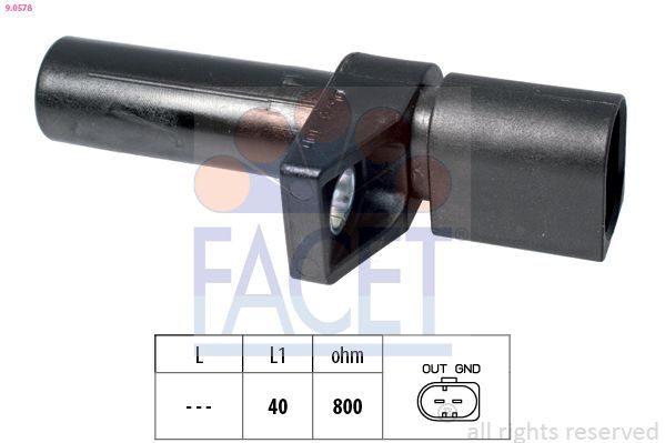 Датчик положення колінчастого валу FACET 90578 - zapix