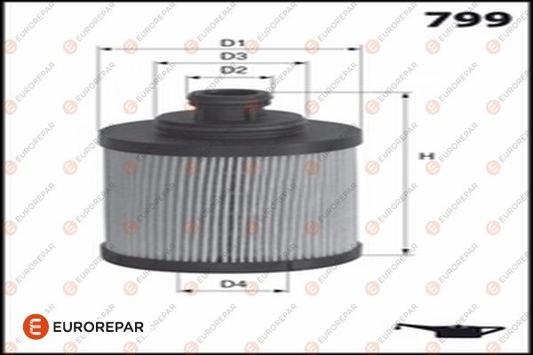 Оливний фільтр EUROREPAR 1682952980 - zapix