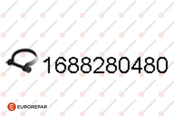 Хомут (скоба) глушника EUROREPAR 1688280480 - zapix