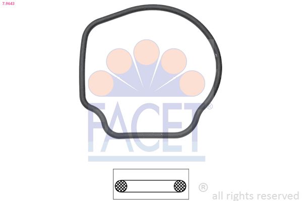 Прокладка термостата FACET 79643 - zapix