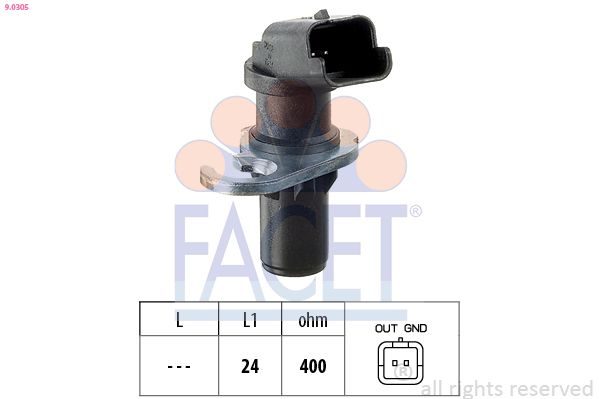 Датчик положення колінчастого валу FACET 90305 - zapix