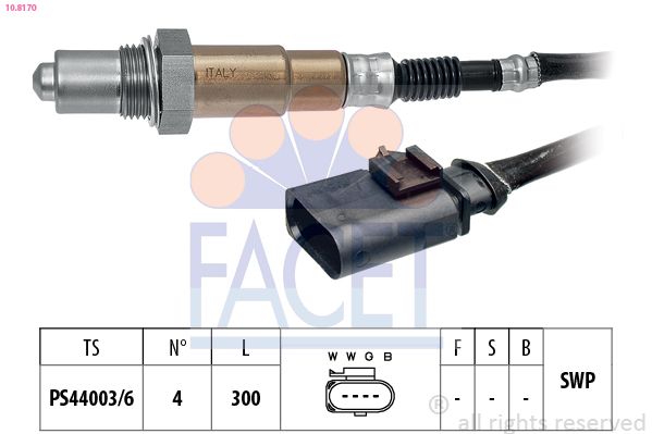 Кисневий датчик FACET 108170 - zapix