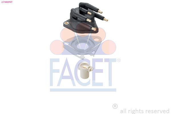 Кришка розподільника запалювання FACET 27686PHT - zapix