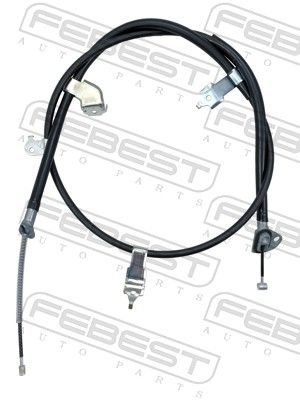 Трос ручного гальма FEBEST 0199PCACA30LH - zapix