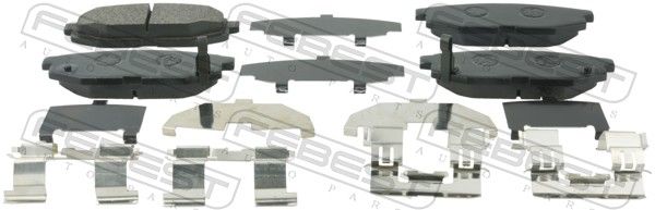 Гальмівні колодки дискові FEBEST 0801G12R - zapix