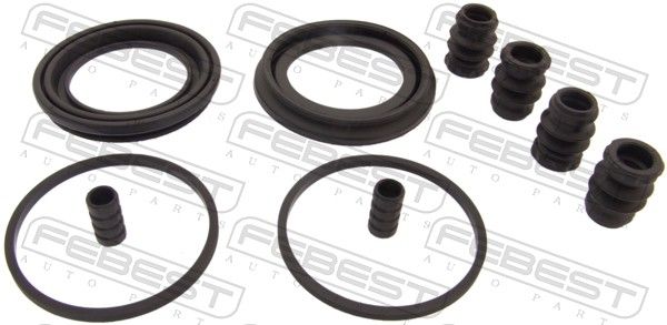 Ремкомплект гальмівного супорта FEBEST 1275PORF - zapix