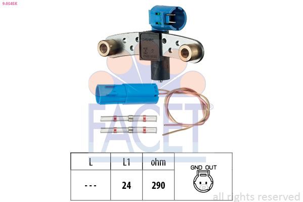 Датчик положення колінчастого валу FACET 90545K - zapix